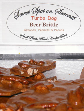 Beer brittle at Bierkraft, made by the Sweet Spot on Seventh
